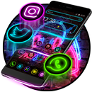 Tema Neon Music Light APK