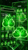 Neon Smokey Lucky Clover Theme screenshot 2