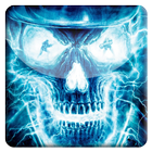 Neon Skull FBI Live Wallpaper icône