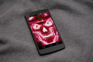 Neon Skull FBI Live Wallpaper 截圖 3