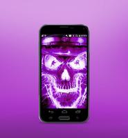 Neon Skull FBI Live Wallpaper 截圖 2