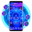 Blue Neon Speed ​​Theme