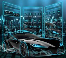 Tema Neon Sports Car screenshot 2