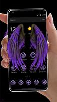 پوستر Neon Purple Wings Theme