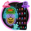 Neon Rap DJ Monkey Theme
