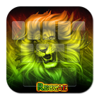 GO Keyboard Neon Reggae Rasta-icoon