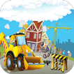 बच्चे खेलों: निर्माण ट्रक