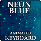 Neon Blue Light Filter Keyboard Theme icône
