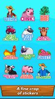 Tip Tap Farm Stickers اسکرین شاٹ 1