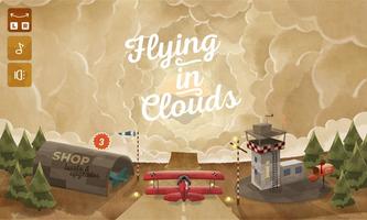 Flying in Clouds Plakat