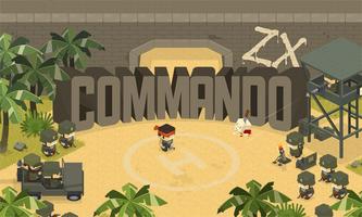 Commando ZX الملصق