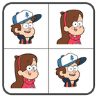 Gravity Falls XO: Dipper VS Mabel icône