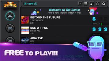 Free Music Game - TAPSONIC اسکرین شاٹ 1