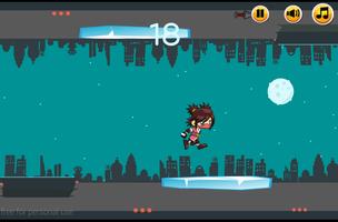 Ninja Girl Gravity Game captura de pantalla 1