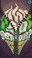 Joker Zipper Lock Screen تصوير الشاشة 1