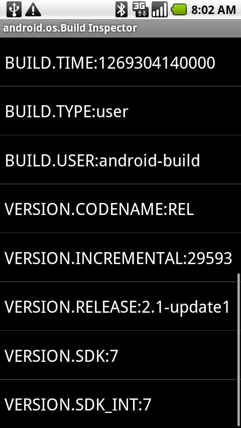 Android build type
