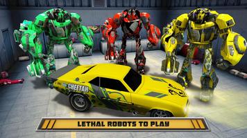 Autobots Robot Car War Games Affiche
