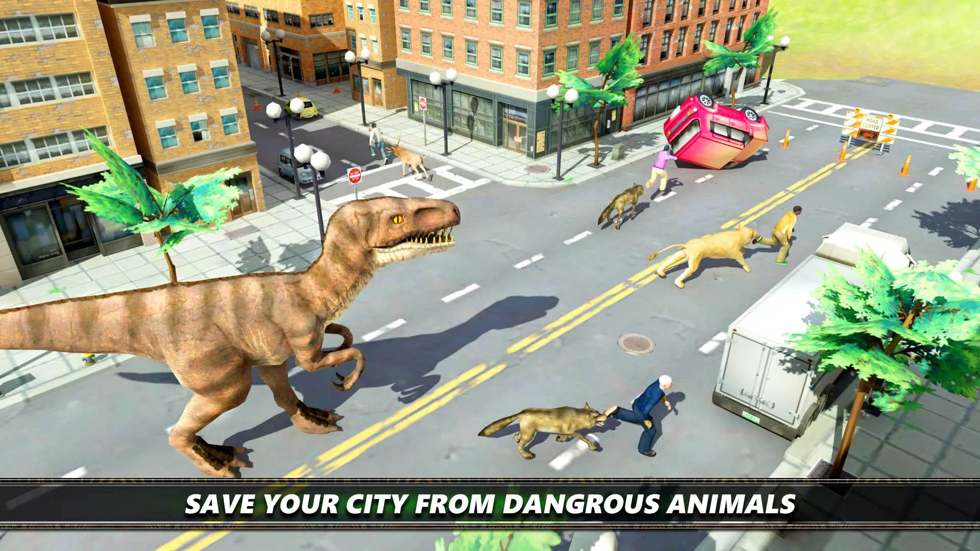 Dinosaur Hunter Dino City - 🕹️ Online Game