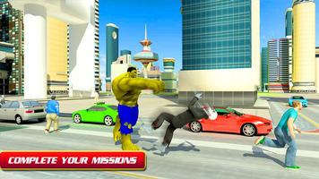 Incredible Monster Hero City Rescue Mission تصوير الشاشة 2