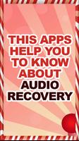Audio Recovery Help Affiche