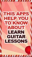 Learn Guitar Lessons Help Affiche