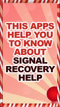 Signal Recovery Help poster