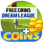 Free Coins For Dream League Soccer Prank simgesi