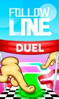 Follow the Line Duel 2D Deluxe Affiche