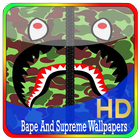 Bape And Supreme Wallpapers آئیکن