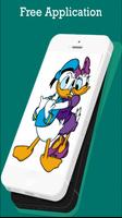 Donald Duck & Daisy Wallpapers Affiche