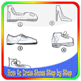 How To Draw Shoes Step By Step icône