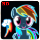My Little Pony Rainbow Dash Wallpaper أيقونة