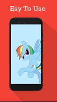 My Little Pony Rainbow Dash Wallpaper تصوير الشاشة 1