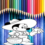 Coloring Mickey