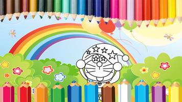 Coloring Dora Emon الملصق