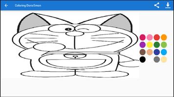 Coloring Dora Emon capture d'écran 1