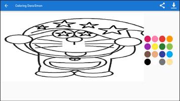 Coloring Dora Emon capture d'écran 2