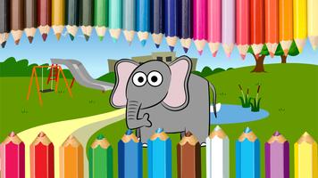 Coloring Dumbo Affiche