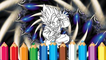 Coloring Goku 스크린샷 1