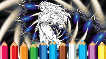 Coloring Goku ภาพหน้าจอ 2