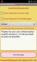 Auto SMS Responder تصوير الشاشة 2