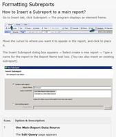 Learn Crystal Reports syot layar 1