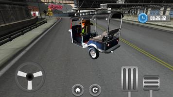 Tuk Tuk Racing Thailand 3D ภาพหน้าจอ 1