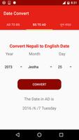 English Nepali Date Converter capture d'écran 1