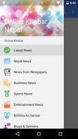 OnlineKhabar - Nepali News App Affiche