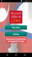 Constitution of Nepal Quiz poster