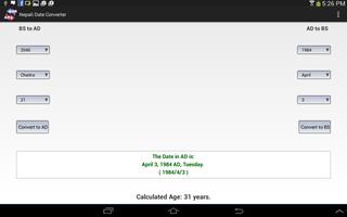 Nepali Date Converter imagem de tela 3