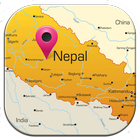 Nepal map 아이콘