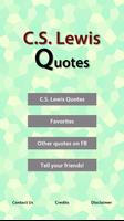 C.S. Lewis Quotes poster