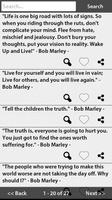 Bob Marley Quotes capture d'écran 1